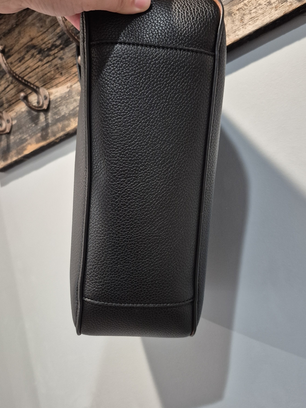 Calvin Klein Black Leather Tote Bag - Picture 7 of 16